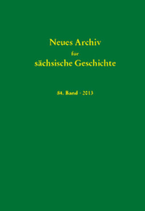 Neues Archiv für sächsische Geschichte