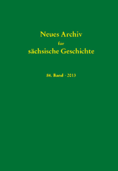 Neues Archiv für sächsische Geschichte