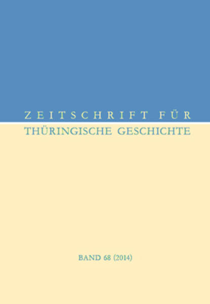 Zeitschrift für Thüringische Geschichte