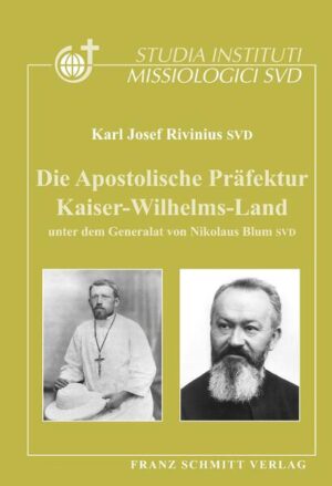 Auf Ersuchen der Propagandakongregation übernahm 1895 die Gesellschaft des Göttlichen Wortes die Missionstätigkeit in Deutsch-Neuguinea. Nach der Errichtung der Apostolischen Präfektur Kaiser-Wilhelms-Land und der Ernennung des China-Missionars Pater Eberhard Limbrock zum Apostolischen Präfekten traf dieser im August 1896 mit zwei Patres und drei Brüderndort ein. Mit Eifer gingen sie daran, eine Infrastruktur aufzubauen und Missionsstationen an der langgestreckten Küste zu errichten. Dabei kam Limbrock seine Erfahrung in China zugute. Bis zu seinem Tod im Januar 1909 in Steyl übteGeneralsuperior Janssen auf die dortige Missionsarbeiteinen bestimmenden Einfluss aus. Infolge unterschiedlicher Konzeptionen und nicht genehmigter Maßnahmen kam es gelegentlich mit dem Präfekten Limbrockzu Meinungsverschiedenheiten und Spannungen. Unter Generalsuperior Nikolaus Blum, Janssens Nachfolger, nahmen die Konflikte wegen divergierender Ansichten und mit Steyl nicht abgestimmten Entscheidungen an Schärfe zu. Sie schlugen sichzuletzt in einererbitterten, allerdings ungerechtfertigten Anklageschrift Limbrocks gegen die SVD-Leitung nieder. Die uneinsichtige Haltung des Apostolischen Präfekten führte schließlich zu seiner Abberufung durch Rom. P. Karl Josef Rivinius SVD, Prof. em., Dr. theol., StR z.A., geb. 1936 in Bous/Saar. Studium der Theologie, Geschichte und Erziehungswissenschaft in St. Gabriel/Mödling, St. Augustin und Münster