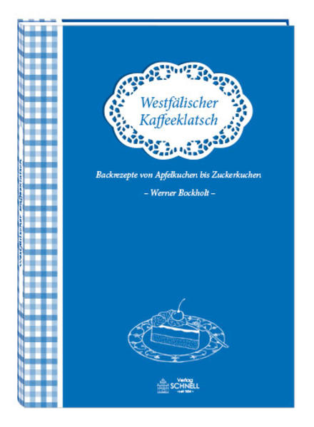 Vom Backrezepteklassiker „Westfälischer Kaffeeklatsch" erschien die erste Auflage der bereits 1997, mit der fünften Auflage kam nun die grafische Überarbeitung für einen der erfolgreichsten kulinarischen Titel des Schnell Verlages. Der Fokus liegt bei allen Büchern auf den traditionellen und erprobten Rezepten, die durch einige handgezeichnete Illustrationen aufgewertet werden. Neben echten Rezeptklassikern für Apfelkuchen und Rührteigwaffeln finden sich in „Westfälischer Kaffeeklatsch“ auch erfrischende Neuerungen wie die Champagner-Mango-Torte oder der Jamaica-Kuchen. Der Buchtitel „Westfälischer Kaffeeklatsch“ ist Programm, es handelt sich um eine rein westfälische Koproduktion. Alle 164 Rezepte wurden im Münsterland gesammelt und zusammengestellt.