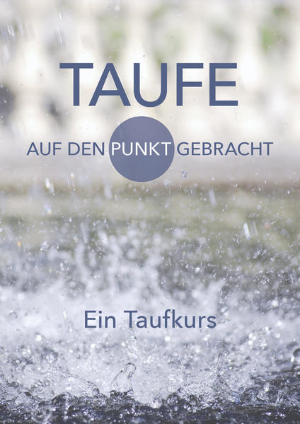 Wer sich zur Taufe entscheidet, muss wissen, worauf er sich einlässt. Der neue Taufkurs „Taufe-auf den Punkt gebracht“ beginnt bei der Biografie des Täuflings, erklärt die theologischen Zusammenhänge und bereitet auf den Schritt in die Gemeinde vor. Mit ganz konkreten Überlegungen zur Gestaltung des Tauffests-ein unverzichtbares Werkzeug für alle Gemeinden.