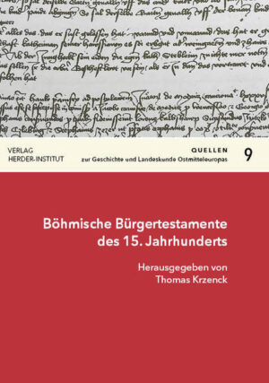 Böhmische Bürgertestamente des 15. Jahrhunderts | Bundesamt für magische Wesen