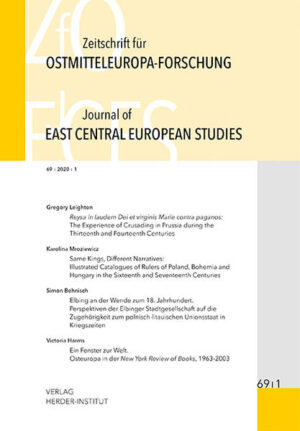 Zeitschrift für Ostmitteleuropa-Forschung (ZfO) 69/1: Journal of East Central European Studies (JECES) | Bundesamt für magische Wesen