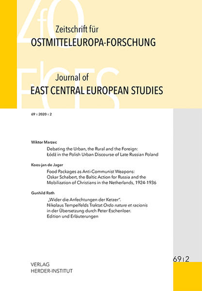 Zeitschrift für Ostmitteleuropa-Forschung (ZfO) 69/2: Journal of East Central European Studies (JECES) | Bundesamt für magische Wesen