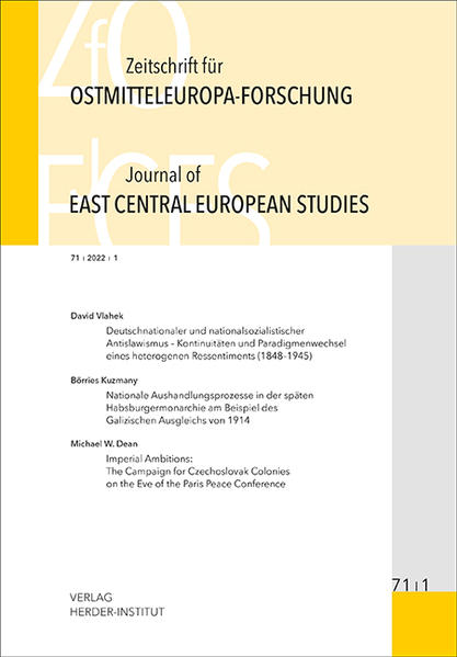 Zeitschrift für Ostmitteleuropa-Forschung (ZfO) 71/1 / Journal of East Central European Studies (JECES) | Nora Berend, Hans-Jürgen Bömelburg, Karsten Brüggemann, Melissa Feinberg, Maciej Górny, Peter Haslinger, Catherine Horel, Heidi Hein-Kircher, Kerstin S. Jobst, Barbara Klich-Kluczewska, Jerzy Kochanowski, Ota Konrád, Claudia Kraft, Małgorzata Mazurek, Rimvydas Petrauskas, Ralph Tuchtenhagen, Anna Veronika Wendland, Thomas Wünsch, Giustino Cathleen, Juhan Kreem, Maren Röger ,