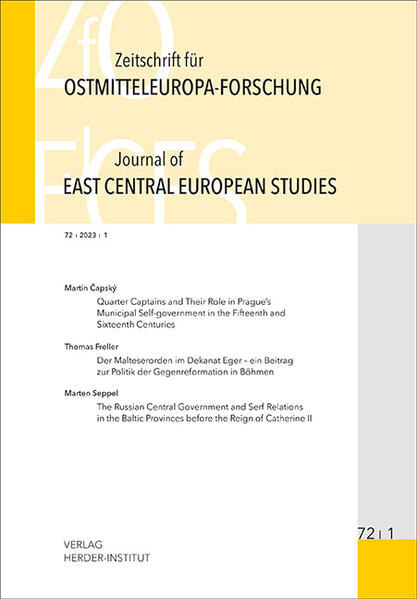 Zeitschrift für Ostmitteleuropa-Forschung (ZfO) 72/1 / Journal of East Central European Studies (JECES) | Nora Berend, Hans-Jürgen Bömelburg, Karsten Brüggemann, Melissa Feinberg, Maciej Górny, Peter Haslinger, Catherine Horel, Heidi Hein-Kircher, Kerstin S. Jobst, Barbara Klich-Kluczewska, Jerzy Kochanowski, Ota Konrád, Claudia Kraft, Małgorzata Mazurek, Rimvydas Petrauskas, Ralph Tuchtenhagen, Anna Veronika Wendland, Thomas Wünsch, Giustino Cathleen, Juhan Kreem, Maren Röger ,