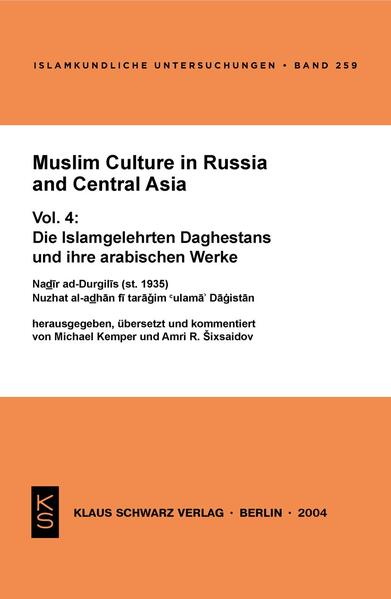 The series Islamkundliche Untersuchungen was founded in 1969 by the Klaus Schwarz Verlag. Since then, it has become one of the most important venues for publications in Islamic and Middle Eastern Studies. Its more than 350 volumes cover a wide range of topics from the history, culture and societies of the Middle East and North Africa as well as neighboring regions in central, south and southeast Asia.