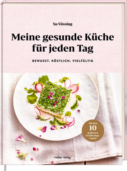 Ausgewogene und köstliche Gerichte mit Gelinggarantie - dafür steht die aus dem TV bekannte Spitzenköchin Su Vössing. 10 goldene Regeln und 95 raffinierte Rezepte zeigen, wie einfach und abwechslungsreich die gesunde Küche ist. Verwöhnen Sie sich und Ihre Liebsten mit Frühstücksklassikern, feinen Fisch-, Fleisch- und Gemüsekreationen und selbst gemachten Backwaren, Aufstrichen und Pasta. Tag für Tag gesund essen!