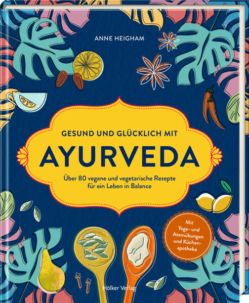 Ayurveda-Coach und Yoga-Lehrerin Anne Heigham zeigt dir, wie sich die traditionelle indische Heilkunst Ayurveda ganz einfach in deinen Alltag integrieren lässt. Mit ihrem ganzheitlichen Ansatz, vielen praktischen Tipps und über 80 ausgewogenen Rezepten verhilft sie Anfängern, Fortgeschrittenen und Neugierigen zu einer verbesserten Gesundheit und mehr Energie. Mit Einführung in die Grundlagen des Ayurveda, Einrichtungs-Tipps für deine Ayurveda-Küche und vielen Yoga-, Meditations- und Achtsamkeitsübungen. Stelle ayurvedische Gewürzmischungen selbst her und stärke deine Gesundheit mit Rezepturen aus der eigenen Küchenapotheke. Koch dich gesund und glücklich!