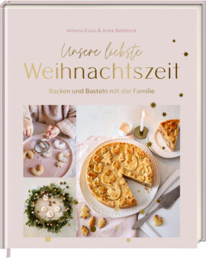 Milena Krais und Anka Rehbock haben 60 originelle, weihnachtliche Rezepte und DIYs für lange Winternachmittage kreiert, bei denen schon Kleinkinder begeistert mithelfen können. Zusammen Teig zu kneten, Streusel zu verteilen oder mit Kleber und Schere zu hantieren macht so riesigen Spaß und verkürzt die Zeit bis Weihnachten. Leckere Nougatplätzchen, fruchtige Mini-Apfelstrudel und nussiger Babka laden zum Naschen ein. Zauberhafte DIY-Ideen, wie ein Adventskalender aus Walnüssen oder Orangen-Windlichter, sorgen für festliche Stimmung zu Hause oder strahlende Augen bei der Bescherung.