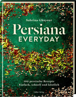 Die Bestsellerautorin der persischen und nahöstlichen Küche Sabrina Ghayour ist zurück. In Persiana Everyday begeistert die Starköchin mit 100 neuen unkomplizierten Gerichten. Ihr Motto dabei: Je weniger Zeit wir mit dem Kochen verbringen, umso mehr Zeit haben wir, das Gekochte mit Freunden und der Familie zu genießen. Ob Salat, deftige Hauptspeise, vegetarische Köstlichkeit oder süßes Dessert - das neue Buch von Sabrina Ghayour präsentiert uns viele einfache Rezepte, die ihren kulinarischen Stil auf den Punkt bringen: er steht für Geschmack, Unkompliziertheit, Verlässlichkeit und das Erkunden von neuen Aromen. Jedes der schnellen Rezepte ist ein raffiniert gewürzter Hochgenuss und perfekt für den Alltag geeignet.