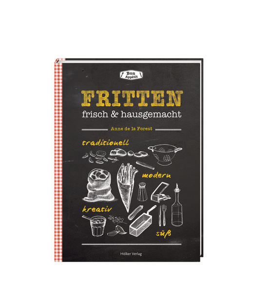 Traditionell und klassisch oder modern und kreativ - „Fritten“ überrascht mit originellen Rezepten für die krossen Stäbchen und besonderen Saucen. Dieses Buch beweist, dass es neben den beliebten Pommes aus Kartoffeln auch spannende Varianten aus anderem knackigen Gemüse und saftigem Obst gibt. Und damit das Selbermachen gelingt, gibt es hilfreiche Tipps für die Produktwahl und Zubereitung. Hausgemacht und einfach nur lecker!