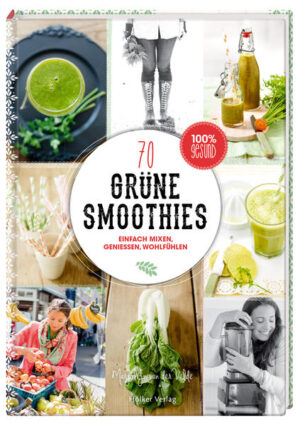 Smoothies schmecken nicht nur unglaublich gut, sie sind auch richtig gesund. Nicht umsonst entstehen in deutschen Großstädten überall trendige Smoothie-Bars. Aber am besten mixt man selbst. Dieses Buch bietet neben einer gründlichen Einführung 70 Rezepte für cremige Power-Drinks aus Obst und Blattgemüse. Ob zum Frühstück, als Mini-Mahlzeit oder farbenfroher Snack zwischendurch: Mit selbst gemachten Smoothies kann jeder für den täglichen Frischekick und die nötige Vitaminzufuhr sorgen - und das im Handumdrehen!