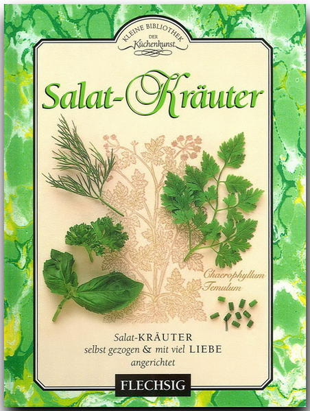 Es ist noch nicht lange her, dass Petersilie nur zur Dekoration verwendet wurde. Heute gehört sie zusammen mit Basilikum, Schnittlauch oder Dill zu den Standardkräutern der guten Küche. Diese und noch viele andere Salat-Kräuter finden Sie in diesem wunderschönen Band vorgestellt: Borretsch,Kerbel, Fenchel, Knoblauch, Portulak, Bibernelle, Estragon, Ysop. Dazu Rezepte für phantasivolle Salate und sommerliche Gerichte. Und selbstverständlich Anleitungen, wie Sie Kräuter im Garten oder dem Balkon selbst ziehen. Mit erlesenen Rezepten ist dieses Büchlein ein ideales Mitbringsel.