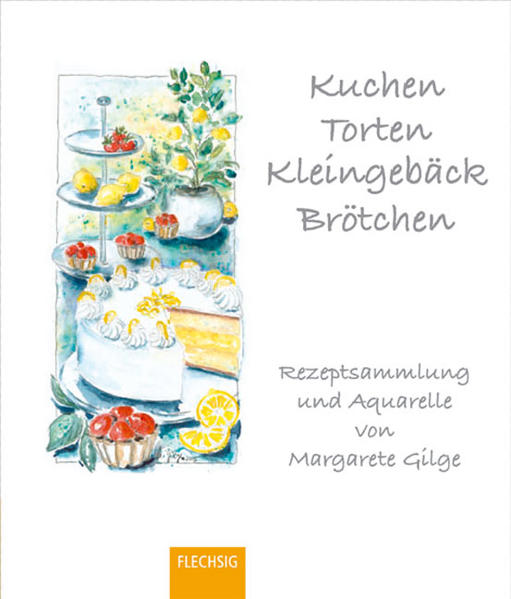 Was gibt es schöneres, als eine gute Tasse Kaffee oder Tee, die von selbst gebackenen Kreationen begleitet wird. Ob Kleingebäck, Obstkuchen und -torten zu italienischem Caffè, Muffin und Hefegebäck zum englischen High Tea oder Sahne- oder Buttercremetorten zum Festtagskaffee - der Phantasie sind keine Grenzen gesetzt. Torten und Petit Fours begeistern nicht nur an großen Festtagen oder Jubiläen, sondern eignen sich auch für ein kleines Kaffeekränzchen. Die beschriebenen Brötchenvarianten schmecken ebenso zum Frühstück als auch zur deftigen Brotzeit. Von verschiedenen Varianten des Apfelkuchens über Johannisbeercremetorte und Orangenbiskuitrolle bis zu Walnusswaffeln und Schwarzkümmelbrezeln laden alle Rezepte mit einer ausführlichen Beschreibung zum Ausprobieren ein. Zarte und farbenreiche Aquarelle illustrieren die leckeren und vielfach erprobten Gerichte oder auch die appetitanregenden Zutaten.