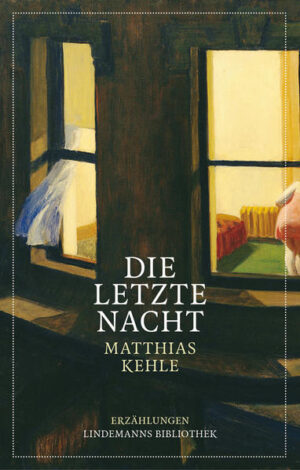 Die meist knappen Texte des mehrfach ausgezeichneten Karlsruher Schriftstellers Matthias Kehle stecken voller Vieldeutigkeiten. Der Thaddäus-Troll-Preisträger legt hier sein bislang persönlichstes Buch vor. Mit feiner Feder verdichtet er in seinen Erzählungen Erfahrungen aus vier Jahrzehnten zu Kammerspielen des Lebens. Er erinnert sich an Begegnungen des Alltags, an Mutter und Vater, eine skurrile Nachbarin, die Gärten der Jugend, besinnliche Dia-Abende, erste Lieben und letzte Abschiede. „Auf knappstem Raum so viel wie möglich - kaum jemand versteht sich auf diese Kunst so gut wie Kehle.“ (Stuttgarter Zeitung) Der Essayist Hellmuth Opitz spricht bei Kehles Lyrik gar „vom Resonanzboden der Wörter“. In den hier versammelten Short Stories verlässt der erfahrene „Alpineast“ vertrautes Terrain und bleibt dennoch seinen sprachlichen Gefilden in atmosphärisch dichten, oftmals poetischen Momenten treu.