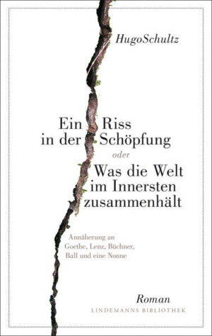 In seinem neuen Roman geht Hugo Schultz einer Doppelfrage nach, die sich heute kaum mehr jemand stellt: Was hat es mit diesem Riss auf sich, der sich durch die Schöpfung zieht? Und was hält diese Welt im Innersten zusammen? Auf einer Zeit- und Raumreise befragt der Autor Büchner, Goethe, Lenz, Hugo Ball und, zum Schluss, eine Nonne, eine unbekannte Heilige - seine Tante. Neugierige Novizen ebenso wie Kenner der Literaturgeschichte erfahren allerhand Unerhörtes über die großen Dichter, die für eine mehr oder minder lange Zeit in der legendären Zürcher Spiegelgasse lebten. Schultz inszeniert dialogisch atmosphärisch dichte Bilder, die sich einprägen - und die auf der eigenen Suche weiterhelfen können. Mit Nachdruck stellt er eine unserer Grundfragen: Gibt es Gott und wenn ja, warum hilft er nicht?