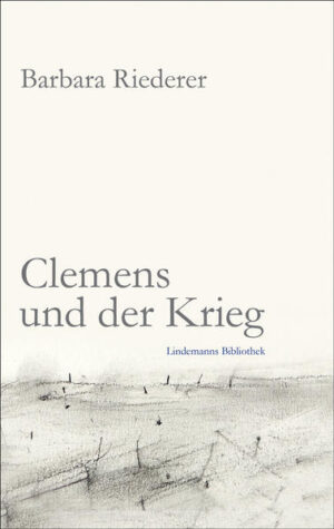 „Die Frage ist aber, wer die einzelnen Menschen sind ...“ Golo Mann „Was wir gemacht haben ist mehr, als man von Menschen verlangen kann, und wir haben es gemacht.“ Maurice Genevoix Clemens’ Weg durch den Krieg ist nur in seinem Militärpass aufgezeichnet. Mit Datum und Ort sind extreme Verhältnisse verbunden, die sich erschließen durch die Zeugnisse von anderen. Aus unterschiedlichen Wahrnehmungen und Perspektiven entstand ein Bild. Nie vergaß ich, dass Clemens ein Mensch war und nicht nur ein Name auf dem Papier. Schließlich war er mein Großvater. Was über den Ersten Weltkrieg nach hundert Jahren noch gesagt werden kann, nachdem er von vielen Zeitgenossen thematisiert, von vielen Historikern dargestellt wurde? Die Frage, wie es wirklich war, wie es für den Menschen war, den einzelnen Soldaten, der an der Front stand und die Schrecken des Krieges am eigenen Leib erfuhr, wird sich immer stellen, wie fern die Ereignisse auch liegen. Barbara Riederer führt in ihrer romanhaften Darstellung den Leser ganz nah ans das Leben und Denken der Soldaten heran, lässt ihn mitfühlen und macht die Geschehnisse auch aus der Distanz hautnah erlebbar.