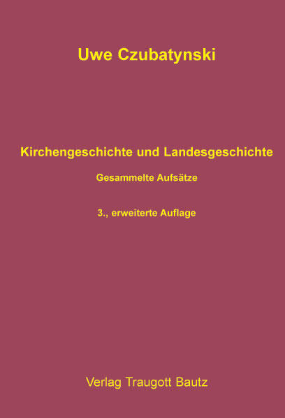 Die Kirchenbibliothek Altlandsberg-Die alte Orgel des Fürstenwalder Doms-Der zornige Luther auf der Kanzel-Ephoral- und Pfarrarchive-Der Kirchliche Zentralkatalog in Berlin-Das Altmärkische Pfarrerbuch-Zur Frühgeschichte des Klosters Heiligengrabe-Altbestände in Museumsbibliotheken-Die Werke des Havelberger Domorganisten Carl Friedrich Engelbrecht-Der Orgelbauer Anton Heinrich Gansen-Defizite ortsgeschichtlicher Forschung-Salzwedeler Buch-druck im 18. Jahrhundert-Markgraf Otto I. von Brandenburg-Die Perleberger Stipendienstiftung des Matthäus Ludecus-Prignitzer Leichenpredigten in der Herzog August Bibliothek Wolfenbüttel sowie weitere Aufsätze und Rezensionen.