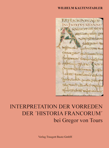 I Vorwort: Illo Humphrey, Ph. D. 1. Gregors Leben 2. Gregors Hauptwerk: 10 Bücher der "Geschichten" (Historia Francorum) 2.1 Zeit der Abfassung 2.2 Ausgaben des Werkes 2.3 Die Quellen Gregors in der "Historia Francorum" 2.4 Form, Anordnung und Darstellung des Werkes 2.5 Kritikfähigkeit, Wahrheitsliebe und Glaubwürdigkeit des Autors 3. Formale Interpretation der Vorreden und der Historia Francorum 3.1 Summarische Bewertung des Lateins von Gregor von Tours 3.2 Grammatische und orthographische Auswertung der Vorreden 3.2.1 Gregorii praefatio prima incipit. Allgemeines Vorwort 3.2.2 In Christi Nomen incipit Historiarum Liber Primus (Vorrede zum ersten Buch) 3.2.3 Incipit Liber Secundus (Vorrede zum zweiten Buch) 3.2.4 In Christi Nomen incipit Historiarum Liber tertius (Vorrede zum dritten Buch) 3.2.5 Incipit liber quintus (Vorrede zum fünften Buch) 3.3 Stilistische Auswertung 3.3.1 Abstraktionen und Bilder 3.3.2 Pleonasmus und Anapher 3.3.3 Wortschichtung 3.3.4 Klangfarbe der Wörter 3.3.5 Wortspiele 3.3.6 Ausdruck 3.3.7 Stellung und Verwendung der verschiedenen Wortarten 3.3.8 Hyperbaton 3.3.9 Satzverknüpfung 3.3.10 Verwendung von Satzarten 4. Aufbau und Form der Vorreden 4.1 Grundlegendes zum Aufbau des Vorwortes 4.2 Vorrede zu Buch I 4.3 Vorrede zu Buch II 4.4 Vorrede zu Buch III 4.5 Vorrede zu Buch V 5. Text und Übersetzung des Vorworts und der Vorreden 5.1 Text Gregorii Praefatio prima incipit In Christi Nomen incipit Historiarum liber primus Incipit Liber Secundus In Christi Nomen incipit liber tertius Incipit liber quintus 5.2 Übersetzung 6. Inhaltliche Auswertung der vorliegenden Texte 6.1 Interpretation des Vorworts 6.2 Auswertung und Interpretation der Vorrede zu Buch I 6.3 Auswertung und Interpretation Vorrede zu Buch II 6.4 Auswertung und Interpretation Vorrede zu Buch III 6.5 Auswertung und Interpretation Vorrede zu Buch V 7. Schlussbetrachtung und Ausblick 8. Quellen und Literatur 9. Bildquellenverzeichnis (Anhang)