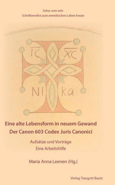 Der „Eremitencanon“ im Kirchenrecht, Canon 603 Codex Juris Canonici, ist ein Novum. Zum ersten Mal in der Geschichte des katholischen Kirchenrechts gibt es die Möglichkeit der kirchlichen Anerkennung des eremitischen Lebens für Gläubige, die nicht einem Orden oder einer geistlichen Gemeinschaft angehören. Der erste Band der neuen Reihe „Solus cum Solo. Schriftenreihe für das eremitische Leben heute“ versammelt Positionen und Überlegungen namhafter Kirchenrechtlerinnen und Kirchenrechtler zum Thema. Mit Beiträgen u.a. von Anne Bamberg (Straßburg), Jean Beyer SJ (Rom), Helen L. Macdonald (Ottawa), Helmut Pree (München). Eine Abhandlung von Felix Genn, Bischof von Münster, stellt grundsätzliche Überlegungen zum geweihten Leben heute an den Anfang des Buches.