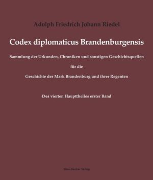 Codex diplomaticus Brandenburgensis | Bundesamt für magische Wesen