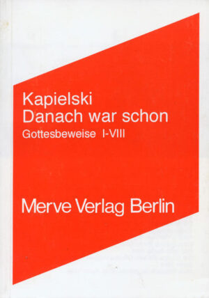 „An Kapielski kommt im neuen Berlin keiner vorbei“ (Mark Siemons, FAZ) „Kapielskis Buch ist so recht geeignet, die sog. Berliner Republik von Anfang an und gleich in ihren Grundfesten zu erschüttern.“ (Willi Winkler, SZ) „Kapielski bringt das Genre des Künstlerromans zu seiner historischen Vollendung.“ (Elke Schmitter, Die Zeit)