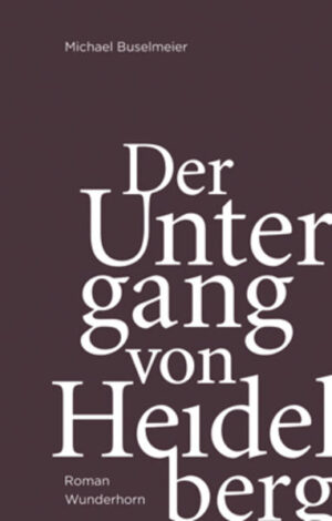 Die Neuauflage des 1981 erstmals im Suhrkamp Verlag erschienenen Romans Michael Buselmeiers Der Untergang von Heidelberg erfolgt anlässlich des 75. Geburtstags des Heidelberger Schriftstellers.Ulrich Greiner sprach in seiner Rede zur Verleihung des Ben Witter Preises an Michael Buselmeier 2010 hinsichtlich dieses Romans von einem 'grandiosen, wütenden Klagegesang.' Es ist ein zentrales Thema auch im späteren Werk des Schriftstellers, der Zorn über die Zerstörung dessen, was er unter Heimat versteht. Hier arbeitet er es erstmals literarisch aus. Wir folgen dem Ich-Erzähler einen Tag lang durch Heidelberg und verlassen die Stadt am Ende gen Frankfurt am Main. Doch zuvor erleben wir die alltägliche Routine- das Frühstück mit dem Kind, das Verkaufen der Stadtzeitung in der Fußgängerzone. Der Protagonist nimmt die Stadt mit allen Sinnen war, definiert den Heimatbegriff über Gerüche, Bilder und Geräusche. Es ist ein stark assoziatives Erzählen, das den Roman prägt. Der Tagesablauf wird immer wieder unterbrochen durch die Gedanken an die Kindheit, den Tod der Mutter, die Studentenrevolte. Buselmeier lässt uns am Verfall teilhaben, am Verfall der Stadt, der Ideale, die ihn umtrieben. Klage wird dabei zu Anklage, Hass zu Selbsthass. Der Zerstörung der Stadt wird die Utopie der Erinnerung gegenüber gestellt. Seit 1988 hat Buselmeier literarische Führungen durch Heidelberg veranstaltet und seinen Willen, die Heimat vor jeglicher Zerstörung zu bewahren, intensiviert. Kaum ein Schriftsteller ist ähnlich untrennbar mit der Stadt, in der und über die er schreibt, verbunden. Oder, wie es Greiner ausdrückt: 'Buselmeier ist ja der Heidelberg-Forscher schlechthin.''Der Untergang von Heidelberg“ ist für mich nach Bernhard Vespers 'Reise' die wichtigste, weil ehrlichste, autobiographische Arbeit aus der ApO-Generation. Keine tote Gedenkliteratur, sondern dichte, lebendige Prosa. Ein Buch mit Ecken und Kanten.' Frankfurter Rundschau, 1981