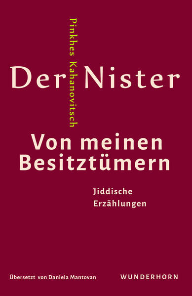 1929 veröffentlichte der jiddisch-sowjetische Schriftsteller Der Nister seine letzte Sammlung symbolistischer Erzählungen, Fun mayne Giter (Von meinen Besitztümern), die zwischen 1923 und 1929 geschrieben wurden, in einer der kritischsten und instabilsten Perioden sowohl in Westeuropa als auch in der neu gegründeten Sowjetunion. Kurz danach wurde er wegen seines idiosynkratischen, symbolistischen Stils von sowjetischen Literaturkritikern scharf angegriffen, und ihm wurde für ein Jahrzehnt jede Veröffentlichungsmöglichkeit verwehrt. Das Aufeinanderprallen seiner elitären, beinahe religiösen Auffassung von Literatur mit der alltäglichen, rauen Realität des Literaturmarktes in der jungen Sowjetunion, zeichnet das Schaffen Des Nisters in den 1920iger Jahren aus. Im Mittelpunkt seiner damals heftig kritisierten Erzählung »Unterm Zaun« setzt er sich u.a. mit diesem Thema auseinander. Nisters Erzählung »Von meinen Besitztümern« wiederum ist die Auseinandersetzung mit einer gewalttätigen, unausweichbaren Macht, die das Individuum bedroht und ihm seine nackte Existenz abspricht, und somit eine erschütternde und nicht allzu verschlüsselte Anklage gegen den sowjetischen Staat. Doch finden sich auch unerwartete Themen in dieser Sammlung von Erzählungen, wie z.B. die leichtfüßige, märchenhafte Stimmung in der »Geschichte vom Grünen Mann«, die die emphatische Sensibilität des Autors für die Natur und ihre Kreaturen offenbart. Eine andere Erzählung ist eine furiose Groteske, in der der Autor mit einer Prise scharfen Humors Vorurteile gegenüber Minderheiten entkräftet.   Zum ersten Mal aus dem Jiddischen übersetzt, stellt Von meinen Besitztümern einen Höhepunkt im literarischen Schaffen des Nisters, der zweifellos einer der großen Protagonisten der jiddisch-russischen modernen Literatur ist, dar. Sein eigenartiger Stil bündelt archaische Formen der jüdischen literarischen Tradition mit den hypnotischen Rythmen der Russischen Symbolisten und einer kafkaesken Modernität.