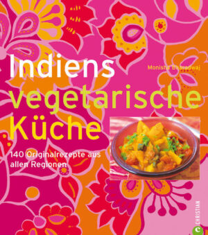 So abwechslungsreich und verführerisch wie die vegetarische Küche Indiens ist kaum eine andere. Sie gilt als die beste der Welt, da hier eine raffiniert gewürzte Gemüseküche so tief im Alltagsleben verwurzelt ist wie nirgendwo sonst. Die 140 Originalrezepte der mehrfach ausgezeichneten Autorin Monisha Bharadwaj, die die köstliche Vielfalt der vegetarischen Kochtradition Indiens wiederspiegeln, werden niemand Fleisch oder Fisch vermissen lassen!