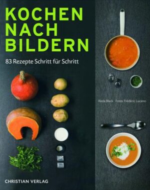 Sie haben sich schon immer gefragt, was es wohl bedeutet, Zwiebeln braun anzubraten? Wie fein ist fein gewürfelt? Beim Kochen nach Bildern haben Sie jedes Rezept auf einen Blick im Griff, weil Sie alles sehen: Zutaten, Zubereitung und das fertige Gericht. Bild für Bild folgen Sie jedem Rezept und lernen mit dieser Methode richtig kochen - von Anfang an. Hier wird Ihnen gezeigt, wie aus Käse und Eiern ein perfektes Soufflé wird oder wann ein Roastbeef auf den Punkt gegart ist. Ob Vinaigrette, Kalbsragout, Garnelen mit Vanille, Risotto oder Quiche Lorraine - alles gelingt Ihnen Bild für Bild und praktisch ohne Worte: Sehen Sie selbst!