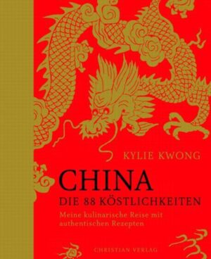 Was uns die hiesigen China-Restaurants nicht alles vorenthalten! - können Sie erst erahnen, wenn Sie die 88 Köstlichkeiten des vielfältigen und riesigen Reichs der Mitte probiert haben. Begleiten Sie Kylie Kwong durch ihr China und entdecken Sie mit ihr das Geheimnis der besten Dumplings in Shanghai, Koriandersalat mit Fünf-Gewürze-Tofu in Peking, Karamellisiertes Schweinefleisch mit Ingwer in Tibet, dem Land ihrer Vorfahren, oder den echten Feuertopf aus Lijiang, dessen Brühe im Laufe des geselligen Abends immer feiner und gehaltvoller wird. • Das beste chinesische Kochbuch der Welt (World Cookbook Award) - von Kylie Kwong, der chinesischen Fernsehköchin Nummer 1. • Persönlich geführte Reise durch alle Regionen: Guangdong, Yangshuo, Lijiang, Chengdu, Lhasa, Xian, Beijing, Shanghai, Hangzhou und Hongkong. • Mit Warenkunde und Glossar der typischen Zutaten.