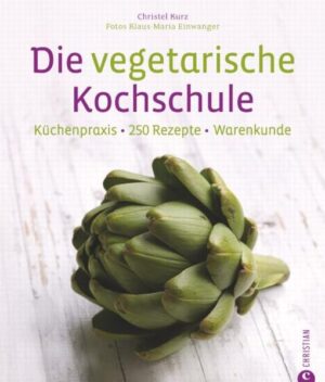 Jetzt nur EUR 14,99* statt früher EUR 39,90*) Neuer gebundener VerlagspreisDie vegetarische Kochschule Standardwerk für alle Gemüsefans Das umfangreiche Kapitel zur Küchenpraxis stellt mit Schritt-für-Schritt-Anleitungen alle Küchentechniken und Garmethoden speziell für die vegetarische Küche vor. Eine umfassende Warenkunde erklärt Qualitätsmerkmale, Saison, Geschmack und Inhaltsstoffe. Und mehr als 250 Rezepte von Christel Kurz, der Expertin für vegetarische Küche, erfreuen durch ihre große Vielfalt! Ausgezeichnet mit der GOLDENEN FEDER!