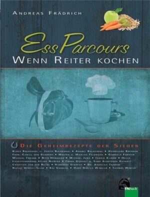 Kochen und Reiten haben unglaublich viele Gemeinsamkeiten. Denn die Reitkunst und die Kochkunst verbindet eine jahrtausendalte, meisterliche Tradition. Das Pferd verhalf der Menschheit zum Kultursprung: Aus Jägern und Sammlern wurden Köche, Ritter und Reiter. Reiten, Fahren und Voltigieren sind ganz besondere Sportarten, die sich nicht nur durch ein Höchstmaß an partnerschaftlicher Disziplin auszeichnen, sondern vor allem durch Lebensfreude und gesellschaftliches Zusammenkommen geprägt sind. Essen und Trinken hält Leib und Seele zusammen, wie auch Pferd und Reiter. Gute Rezepte für besseres und erfolgreiches Reiten sind immer gefragt. Und daher spielen prominente Reiter in diesem modernen Kochbuch eine „gewichtige“ Rolle. In diesem „EssParcours“ kommen Vertreter sämtlicher großer Reitsportdisziplinen fachlich zu Wort: hinterm Herd - und vor dem Pferd - mit ihren Geheimrezepten für den ganz großen Sport. Diese ungewöhnliche Rezeptsammlung ermöglicht eine ganz andere Perspektive auf den professionellen Reitsport und ist dennoch für jeden Freizeitreiter gewinnbringend. Gut zubereitet: der „EssParcours“ verrät die entscheidenden Zutaten der Sieger und Erfolgreichen aus allen großen Reitsportdisziplinen - ganz privat. Eine tolle Geschenk-Idee für echte Pferdefreunde, die in keinem hippologischen Bücherregal und natürlich keiner „Reiterküche“ fehlen darf.