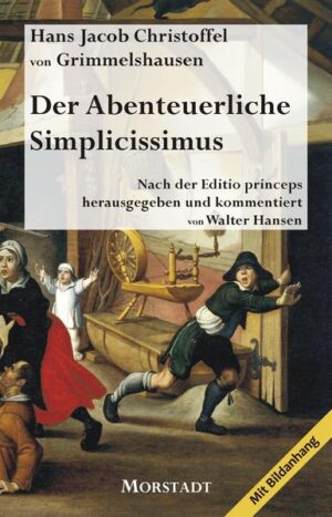 „Der Abenteuerliche Simplicissimus“, das ist der große Roman des Dreißigjährigen Krieges, das erste bedeutende Werk deutschsprachiger Literatur und erschütternder Bericht vom Leben und Sterben in einer Zeit unvorstellbarer Grausamkeit, Verzweiflung und Not. Und er ist „ein Erzählwerk von unwillkürlichster Großartigkeit, bunt, wild, roh, amüsant, verliebt und verlumpt, kochend von Leben, mit dem Teufel auf Du und Du“. So begeistert urteilte Thomas Mann über dieses Stück Weltliteratur, das 2018 im Mittelpunkt eines doppelten Gedenkjahres steht: Vor genau 400 Jahren begann der Dreißigjährige Krieg und 350 Jahre liegt die Erstveröffentlichung des „Simplicissimus“ zurück. Wer die spannende Story liest, wird immer wieder verblüfft sein über Wörter aus dem Soldatenjargon und der Gaunersprache, über Wortspiele, satirische Eskapaden und versteckte Pointen, die noch an Faszination gewinnen, wenn Walter Hansen sie im Kontext erklärt. Anders als allgemein üblich arbeitet er dabei nicht mit einem separaten Anmerkungsteil, der die Leser und Leserinnen und Leser dazu zwingt, die Lektüre ständig zu unterbrechen, um im Anhang des Buches nachzuschlagen. Er präsentiert seine Wort- und Sach-Erläuterungen direkt neben dem Text. So sind sie mit einem kurzen Blick erfassbar, das Lesevergnügen wird nicht gestört. Ein dokumentarischer Bildanhang rundet das Werk ab.