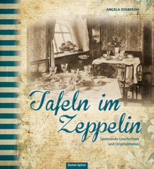 Seit Graf Zeppelin das erste Luftschiff aufsteigen ließ, haben die fliegenden Luxusliner nichts von ihrer Faszination eingebüßt. Atmen Sie den Charme dieses epochalen, schwerelosen Reisens beim Kochen exquisiter Menüs, wie sie an Bord der Himmelsgiganten serviert worden sind oder träumen Sie einfach nur davon. Verwöhnen Sie sich und Ihre Gäste mit Delikatessen - die ausführlichen Rezepte verführen zum Nachkochen. Die erlesenen Originalmenüs werden auf edlem Heinrich Elfenbein-Porzellan - von Sammlern heute heiß begehrt - fotografisch präsentiert. Unterhaltsame Geschichten zu authentischen Ereignissen an Bord der Graf Zeppelin und der Hindenburg vermitteln eine anschauliche Vorstellung von dieser legendären Luftschiffära.