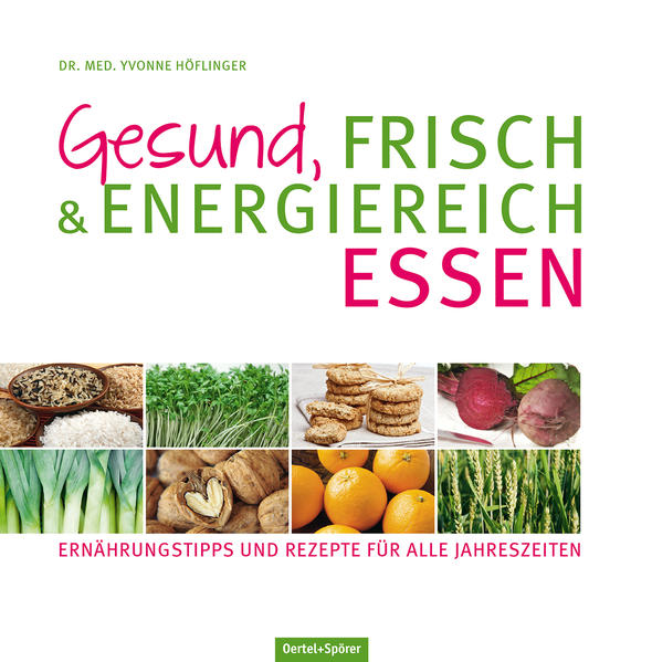 FIT, GESUND UND LEISTUNGSFÄHIG ZU BLEIBEN, DEN ENERGIEHAUSHALT UNSERES KÖRPERS STETS IM GLEICHGEWICHT ZU HALTEN, DAS IST DAS ZIEL EINER GUTEN ERNÄHRUNG. Denn falsche Ernährung macht krank. Erschöpfungszustände, Mangelerscheinungen oder gesundheitliche Störungen wie "Burn-out" können die Folge sein. Essen Sie gesund - dann bleiben Sie lange gesund. Die Ärztin Dr. med. Yvonne Höflinger verrät in ihrem Buch, was Sie im Frühjahr, Sommer, Herbst und Winter essen sollten. Dazu gibt´s leckere Rezepte, leicht nachzukochen und mit frischen Zutaten.