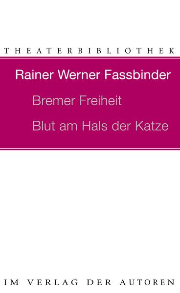 BREMER FREIHEIT ist eine Moritat über die Unfreiheit der Frau. Den historischen Fall der Giftmischerin Geesche Gottfried verarbeitet Fassbinder zu einem grellen szenischen Bilderbogen. Aus passivem Leiden wird mörderische Aktivität. Der Giftmord wird zum Akt der Befreiung: vom brutalen, herrschsüchtigen Ehemann, von den aufdringlichen Verwandten, den Liebes- und Geschäftspartnern. In BLUT AM HALS DER KATZE entwickelt Fassbinder ein sprachkritisches Kompendium von Phrasen und Lebenslügen, in dem sich unsere Gesellschaft spiegelt. Im Zentrum steht die Comic-Figur Phoebe Zeitgeist, die von einem fremden Stern auf die Erde gekommen ist - und sich am Ende als todbringender Vampir entpuppt.