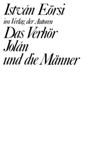 DAS VERHÖR setzt die Diskussion aus Brechts "Maßnahme" und Heiner Müllers "Mauser" fort. Eörsis Stück spielt im Gefängnis, neun Monate nach Stalins Tod, drei Jahre vor dem ungarischen Aufstand von 1956. Die Gefangenen - Altkommunisten, Bürgerliche, Katholiken, Proleten - zerfleischen sich gegenseitig. Ehemalige Genossen finden sich in entgegengesetzten Lagern wieder: der eine ist Gefängniskommandant, der andere, als "Verräter" verurteilt, soll jetzt auf seine Rehabilitierung vorbereitet werden. "Ein würdiges Meisterstück, bei aller Grausamkeit immer wieder souverän komisch." (Friedrich Luft) Im Mittelpunkt des zweiten Stückes, JÓLAN UND DIE MÄNNER, steht die immer noch attraktive Jólan, die dem letzten und jüngsten ihrer vielen Liebhaber ihr Leben erzählt. So entsteht, zuweilen frivol, aber nirgends zynisch, eine doppelte Chronik: die persönliche der Jólan und die der gesellschaftlich-politischen Entwicklung Ungarns.