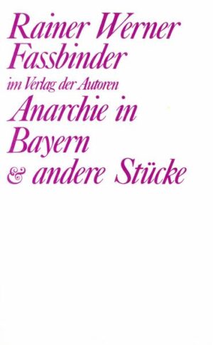 Tropfen auf heiße Steine, Der amerikanische Soldat, Anarchie in Bayern, Werwolf.