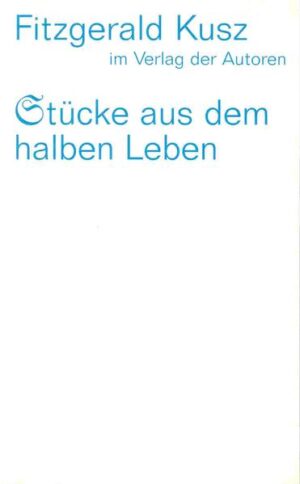 STÜCKE AUS DEM HALBEN LEBEN ist eine Sammlung von 31 Szenen, Monologen, Gesprächen im Stehcafé, Szenen vom Ehekrieg, Nachbarschaftsdialogen: szenische Miniaturen von der sanften Entlarvung der Alltagsphilosophie und rührend-komischen Strategien zur Lebensbewältigung. Szenen über Menschen von nebenan, die sich mit gespreizten Reden gegen ihre Sehnsüchte verbarrikadieren. Auch "Furcht und Elend bundesdeutscher Kleinbürger" könnte diese Szenenfolge heißen, in der es dem Autor gelingt, die tragische Komik solcher Realität abzubilden. "Feinfühlige Einblicke in ein verhuschtes Innenleben, wo die Lächerlichkeit plötzlich wieder erhaben wird", konstatierte die Kritik diesen Porträts von räsonierenden Einzelgängern, den Bildern vom beschädigten Leben. Wie etwa in dem Monolog "Tagesschau", der "als ein wahrhaft herzergriefendes Solo einer alleinstehenden Frau ganz aufs zwischenmenschliche Verhältnis mit dem Phantom des Nachrichtensprechers ausgerichtet ist".