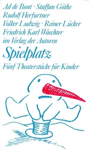 "Im SPIELPLATZ findet der Deutschlehrer das aktuelle Stück, das er als Ganzschrift im Unterricht lesen kann, im SPIELPLATZ findet aber auch der Theaterlehrer heute jenes Stück, das er morgen gemeinsam mit den Schülern auf die Bühne bringen kann. Die Reihe ist nicht nur einmalig auf dem Buchmarkt, sondern sie dient auch einer breiten Leserschaft. Die Reihe ist und bleibt die wichtigste Publikation für die zeitgenössische Dramatik des Kinder- und Jugendtheaters." (Henning Fangauf, Praxis Deutsch) Ad de Bont, "Dussel & Schussel". Staffan Göthe, "Eine NAcht im Februar". Friedrich Karl Waechter, "Der Teufel mit den drei goldenen Haaren". Volker Ludwig / Reiner Lücker, "Dicke Luft".