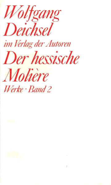 Den "Molière unseres Jahrhunderts" nennt ihn Elke Heidenreich. In den hier vorgelegten Molière-Bearbeitungen - denn um solche, nicht um bloße Übersetzungen handelt es sich - transponiert Deichsel das adelig-höfische Milieu des französischen Sonnenkönigs ins bürgerlich-hessische Biedermeier des jungen Goethe und gewinnt der hessischen Mundart Aspekte ab, die Stoff für eine ganze Theorie des Übersetzens bieten. Wie die mundartlich eingefärbten Stücke Georg Büchners oder Nestroys sind Deichsels Komödien nach Molière ein höchst eigenständiges und veritables Kapitel deutscher Komödienliteratur. Die Schule der Frauen. Der Tartüff. Der Menschenfeind. Anlage I: Zettelkasten. Anlage II: Über Dialekt. Anhang.