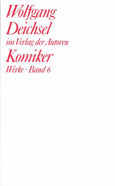 Dieser sechste Band der Werkausgabe Wolfgang Deichsels handelt vom Schauspieler, und zwar in besonderer Form des Komikers. Im Zentrum steht ZAPPZARAPP, eine Komödie über die Angst vor dem Scheitern: drei altgediente Schauspieler wollen in einem provinziellen Kursaal noch einmal den verklärten Traum ihrer angeblich großen Vergangenheit aufleben lassen. Die Probe wird zum Wettlauf mit der Zeit, und Deichsels Clownsstück führt mit vollendeter Kunstfertigkeit alle denkbaren Formen vor, in denen man drei Köpfe zusammenstoßen kann. Der Band enthält außerdem alles von Deichsel über Schauspieler und die Schauspielkunst: Geschichten, Aufsätze, Biographien, Gespräche und Notate. Zappzarapp. Die Panik der Clowns hinterm Vorhang. Kortnerprobe. Curt Bois/Wolfgang Deichsel. Anekdoten.