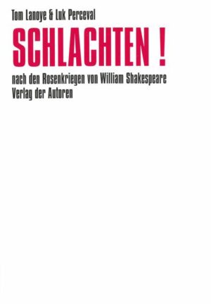 Die Vorlage für "Schlachten!" liefern Shakespeares berühmte Königsdramen: Richard II., Heinrich V., Heinrich VI. und Richard III., die zusammen den Zyklus der Rosenkriege bilden. Der flämische Autor Tom Lanoye hat, gemeinsam mit dem Regisseur Luk Perceval, diese Dramen neu geschrieben: Mal nah am Original, mal weit von ihm entfernt. Er hat die Akzente anders gesetzt, das Riesenpersonal reduziert, Figuren umgeschrieben, schwach bei Shakespeare Angedeutetes krass ins Licht gezogen. Aus acht abendfüllenden Stücken werden bei Lanoye und Perceval sechs, die in einem Zug zu spielen sind: ein Theatergedicht um Machtkriege und Überlebenskämpfe. Generationenkonflikt, Geschlechterkrieg und der selbstzerstörerische Kampf des Individuums mit sich selbst - das sind die zentralen universellen Themen dieses Werkes.