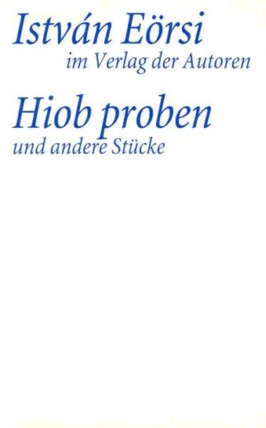 In den Stücken dieses Bandes spielt der große ungarische Schriftsteller mit den alten Mythen über das Thema Verantwortung und Schuld. HIOB PROBEN ist eine backstage comedy, in der ein Regisseur, besessen von der Idee eines Hiob-Dramas, ein noch unfertiges Stück probt und damit selbst unversehens in Hiob-Situationen gerät. HIS MASTER'S VOICE ist Eörsis dramatische Auseinandersetzung mit seinem Lehrer, Georg Lukács, und seinen eigenen Träumen und Fehleinschätzungen. Ein absurdes Dokumentarspiel, voller Humor, Ironie und Zärtlichkeit, aber auch voller Schärfe, Unnachgiebigkeit und Genauigkeit, wenn es um die entscheidenden Fragen geht.