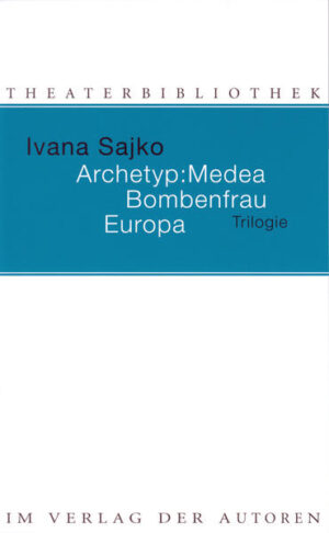 Ivana Sajko, geboren 1975, lebt in Zagreb, Kroatien und ist eine der wichtigsten literarischen Stimmen Südosteuropas. Sie gilt als politische Autorin, deren leise und vielschichtige Texte im Zusammenhang mit der jüngsten osteuropäischen Geschichte zu lesen sind. Formal erinnern sie eher an Skizzen, Bildbeschreibungen, innere Monologe denn an Dramen im engeren, dialogischen Sinn - es gehört zu Ivana Sajkos künstlerischen Prinzipien, die traditionelle dramatische Form aufzubrechen und mit ihr zu experimentieren. Entsprechend montiert sie in der vorliegenden Trilogie von Theatertexten monologische Passagen und schlaglichtartige, bildhafte Impressionen zu einem kritisch-politischen Panorama. Für ihre Theatertexte wurde Ivana Sajko mit zahlreichen wichtigen Preisen ausgezeichnet - darüber hinaus vor Kurzem auch mit einem der bedeutendsten kroatischen Literaturpreise für ihren ersten Roman Rio Bar. Seit 2001 vertritt der Verlag der Autoren weltweit die Bühnenrechte an den Texten Ivana Sajkos. Erstmals erscheinen drei davon nun in deutscher Übersetzung in Buchform: eine Trilogie weiblicher Monologe, bestehend aus ARCHETYP: MEDEA, BOMBENFRAU und EUROPA. In ARCHETYP: MEDEA greift die Autorin auf eine mythische Figur zurück. Medea, die Fremde, Mutter, betrogene Geliebte und Mörderin, erscheint hier vor dem Hintergrund politischer Vorgänge der Gegenwart. Mit BOMBENFRAU hat Ivana Sajko den Monolog einer Selbstmordattentäterin geschrieben, die in den letzten Minuten vor der Explosion nicht nur ihre Tat, sondern auch die Umstände reflektiert, unter denen sie sich für diese Tat entschieden hat. Brilliant sind verschiedene Ebenen miteinander verwoben: die Frage nach der individuellen Verantwortung, das Thema Gewalt, die problematische Geschichte Europas und nicht zuletzt die Selbstreflexion des Theaters. EUROPA ist ein weiterer packender Text aus Ivana Sajkos Fundus provokativer Stimmen und ebenfalls vom mythischen Stoff inspiriert. Hier schlägt die Autorin einen kühnen Bogen von der antiken Gestalt mit dem Stier hin zum modernen Staatenbund, der sich nach Jahrhunderten grausamer Kriege hermetisch nach außen abschottet.
