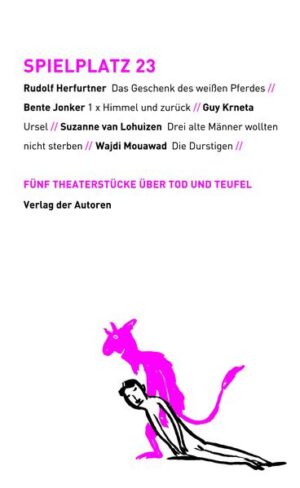 Kleine Kinder, so sagen Psychologen, begreifen noch nicht die Endgültigkeit des Todes. Irgendwann aber fangen sie an, Fragen nach den letzten Dingen zu stellen. Der 23. Band der Anthologie Spielplatz versammelt fünf Stücke für Kinder und Jugendliche, die sich mit „Tod und Teufel“ beschäftigen. Mit DAS GESCHENK DES WEISSEN PFERDES hat Rudolf Herfurtner ein poetisches Erzähltheaterstück über den Kreislauf des Lebens, über Abschied und Weiterleben geschrieben: Der Großvater des mongolischen Jungen Tasi ist zu alt und schwach, um seinen Enkel an den Fluss zu begleiten