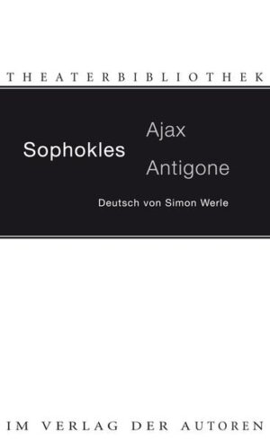 Sophokles’ kaum bekannte, älteste erhaltene Tragödie AJAX (um 450 v.Chr.) ist ganz großes Kino: Eine Geschichte über Freundschaft und Enttäuschung, über verletzten Stolz und falsch verstandene Prinzipientreue, über Leidenschaft und das Unglück, das sie bringen kann, über Erkenntnis und den Selbstmord als einzigen Ausweg, über Schuld und Versöhnung - und dies alles in Zeiten des Krieges. Ein wildes Spiel, eine schroffe Tragödie - die in der neuen Übersetzung von Simon Werle erstmalig in ihrer ganzen Wucht und Klarheit zu lesen und zu begreifen ist. Sophokles’ unsterblichen Klassiker ANTIGONE hat Simon Werle ebenfalls neu übersetzt. Klarheit, Bildkraft, Dichte und Klang zeichnen diese Übersetzung aus, in der jedoch die Eigenart, der Rhythmus und auch die Fremdheit des Originals immer durchscheinen und so für den heutigen Leser und Zuschauer erfahrbar bleiben.